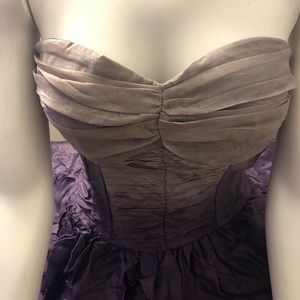 Multicolor, violet blend with black underline slip